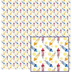 4th of july rockets pattern