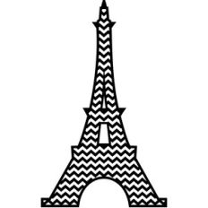 eiffel tower chevron