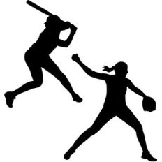 softball players