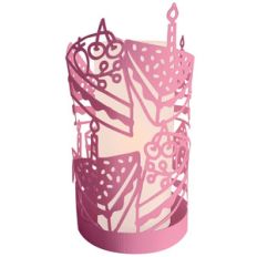 slices of cake lantern