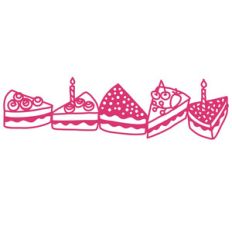 slices of cake border