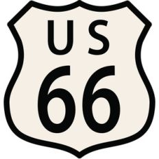 us 66 sign