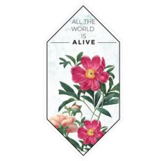 vintage floral quote