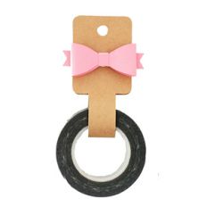 washi tape hanger with bow