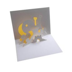 beach popup card