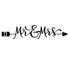 word arrow - mr and mrs