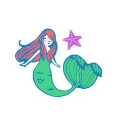 mermaid with starfish