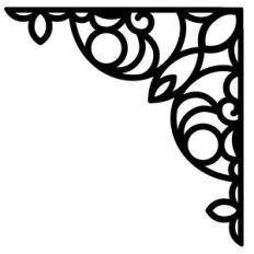 corner flourish
