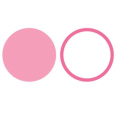 circle shaker card frame