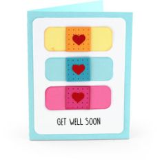 get well card bandaid