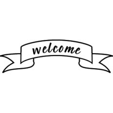welcome banner