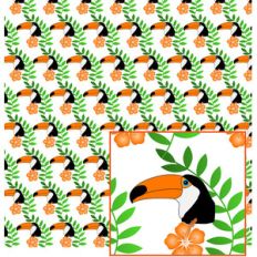 toucan print pattern