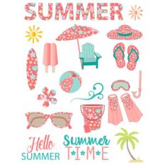 summer planner stickers
