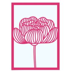 summer peony card