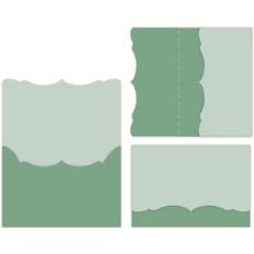 fancy trifold stationery set