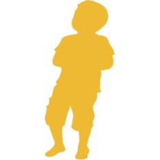 little boy silhouette