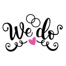 we do wedding phrase
