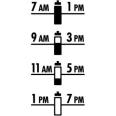 water bottle tracker decal
