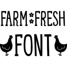 farm fresh font