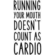 water bottle running mouth cardio