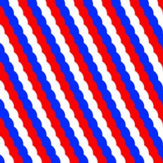 red white and blue striped pattern