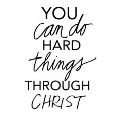 you can do all things through christ