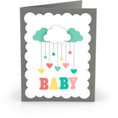 baby card clouds
