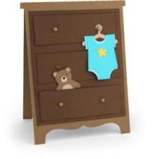 baby dresser card