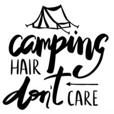 camping hair don't care