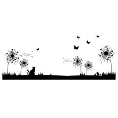dandelion scene border