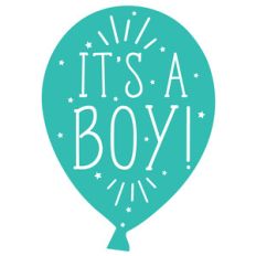 it's a boy balloon