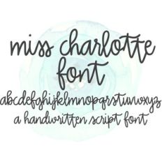 miss charlotte font