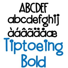 zp tiptoeing bold