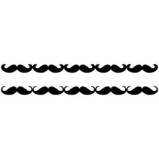 mustache borders