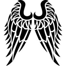 tribal angel wings