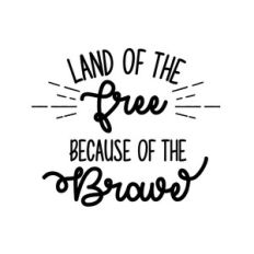 land of the free because of the brave