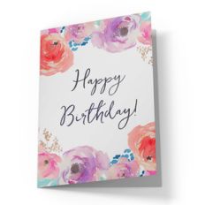 happy birthday printable card