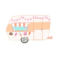 treats retro camper van