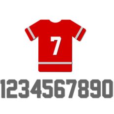 football jersey with numbers