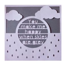 'skies are grey' wall art