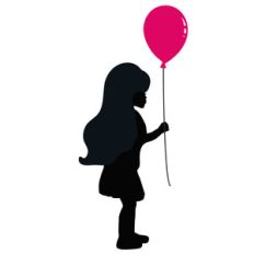 birthday balloon girl