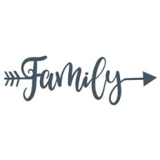 family word arrow