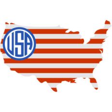 usa monogram
