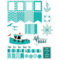 boating themed planner stickers