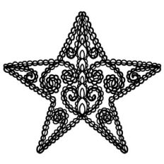 lacy swirl star