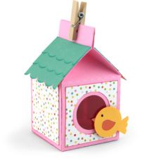 milk carton birdhouse