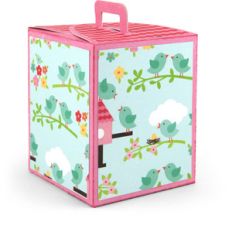 square favor box with handle