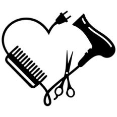 hair stylist logo