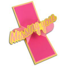 twist pop-up missing you card