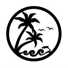 beach scene